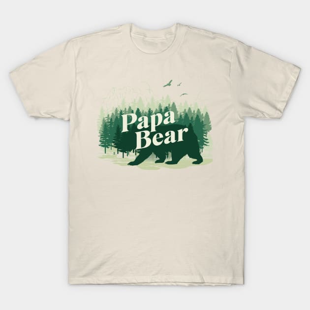 Papa Bear T-Shirt by Pacar